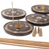 Round Incense Holder - Natural Mango Wood